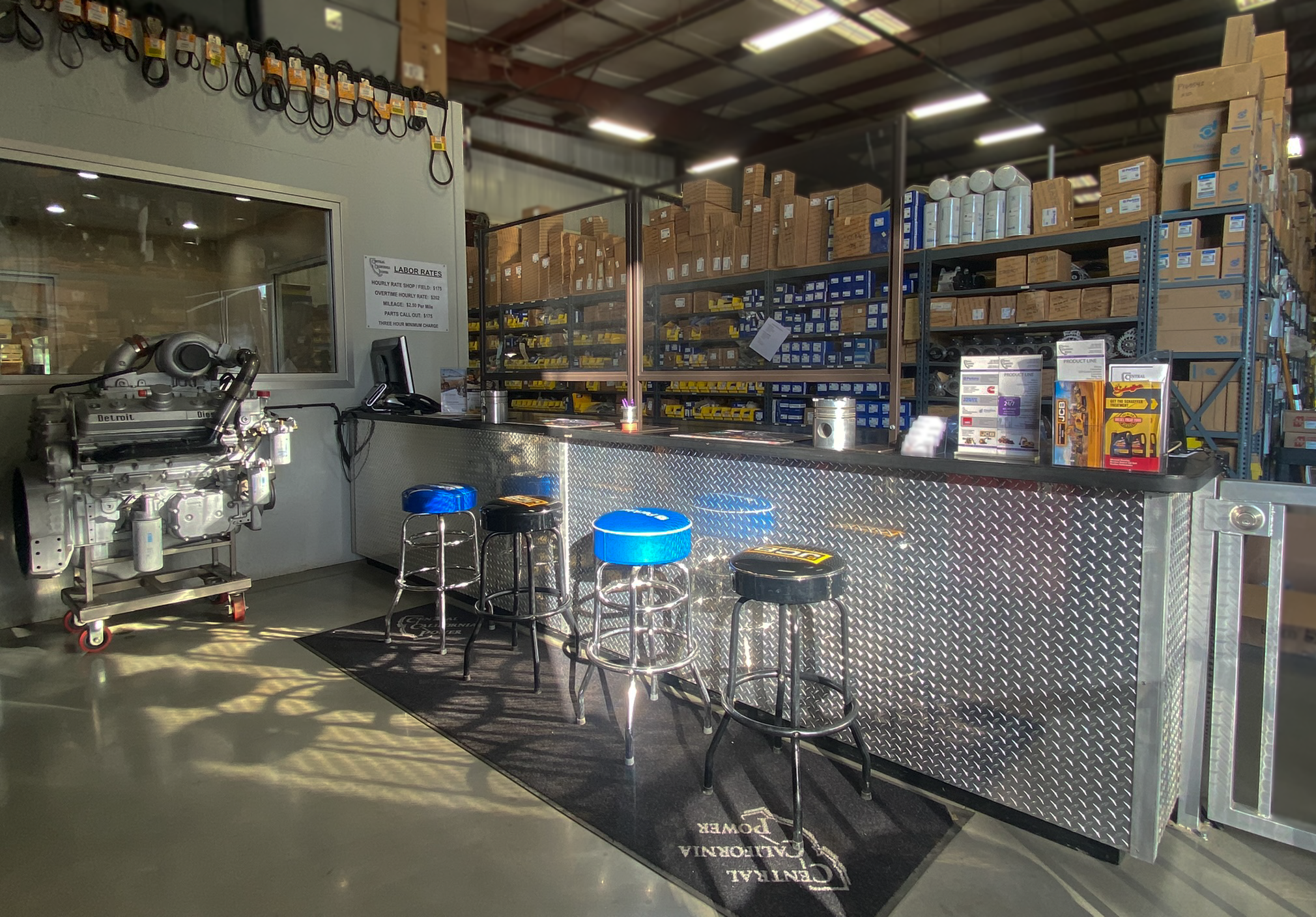 Parts-Counter ~ Central California Power